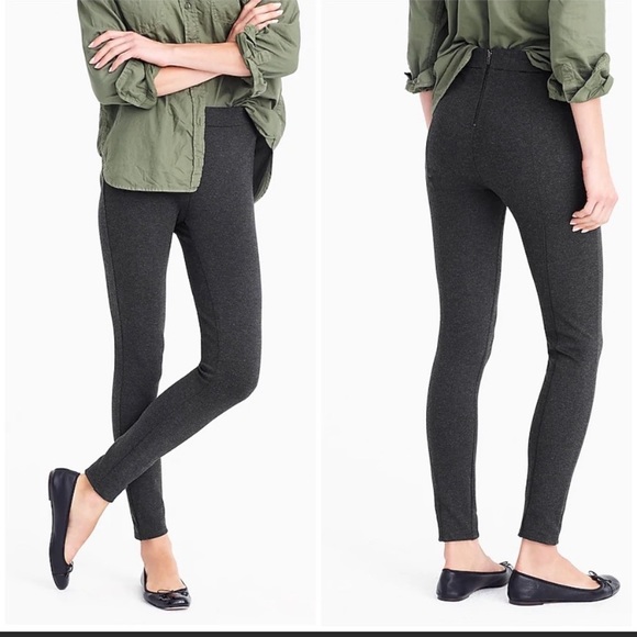 J. Crew Pixie Charcoal Stretch Pants | 4R - Picture 1 of 4